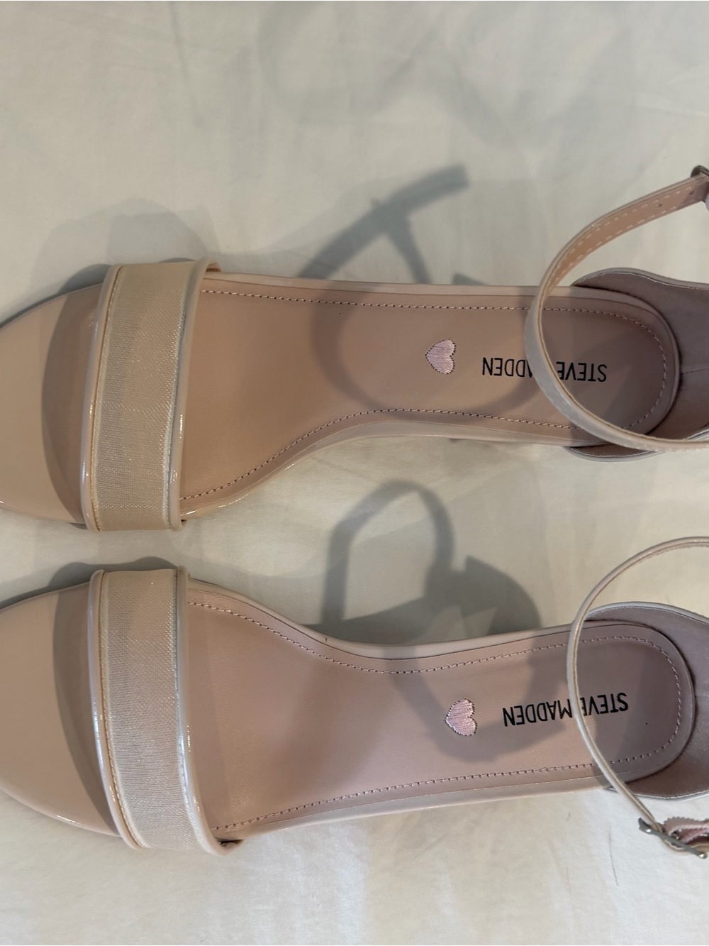 Steve Madden Blush Pink Ankle-Strap Dress Sandals